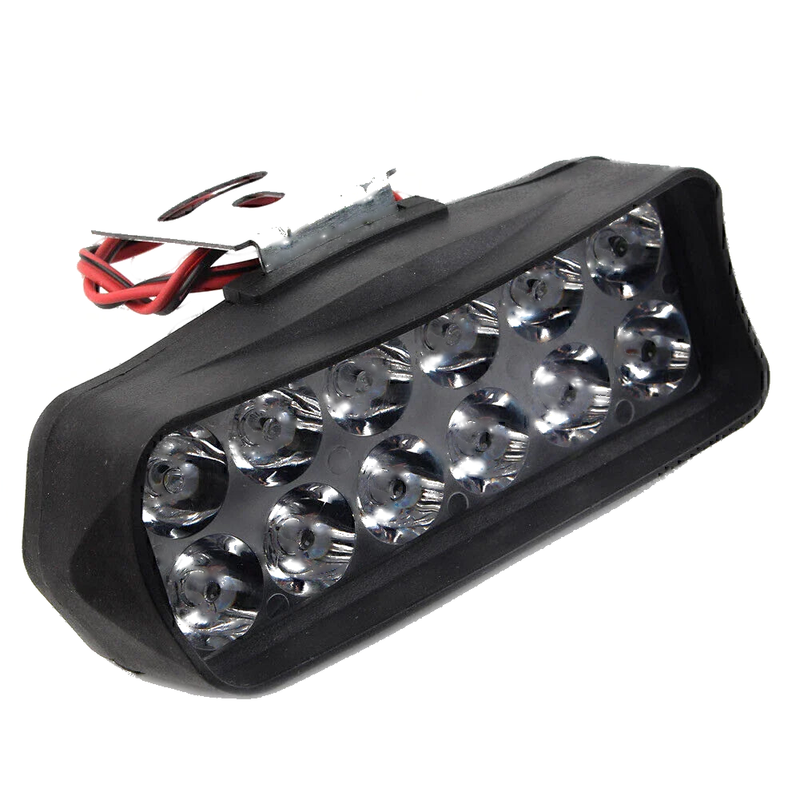 Motorcycle UTV ATV 12-LED White Fog Light Headlamp