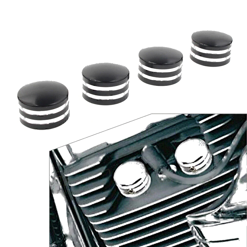 Harley Sportster XL 883 1200 4 x Head Bolt Covers (1986-2017)