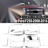 Ford F250 F350 F450 Super Duty Chrome Door Handle Cover Trim (2008-2016)
