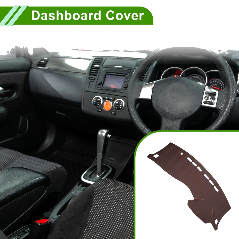 Nissan Tiida (2011-2017) Brown Dashboard Cover Mat