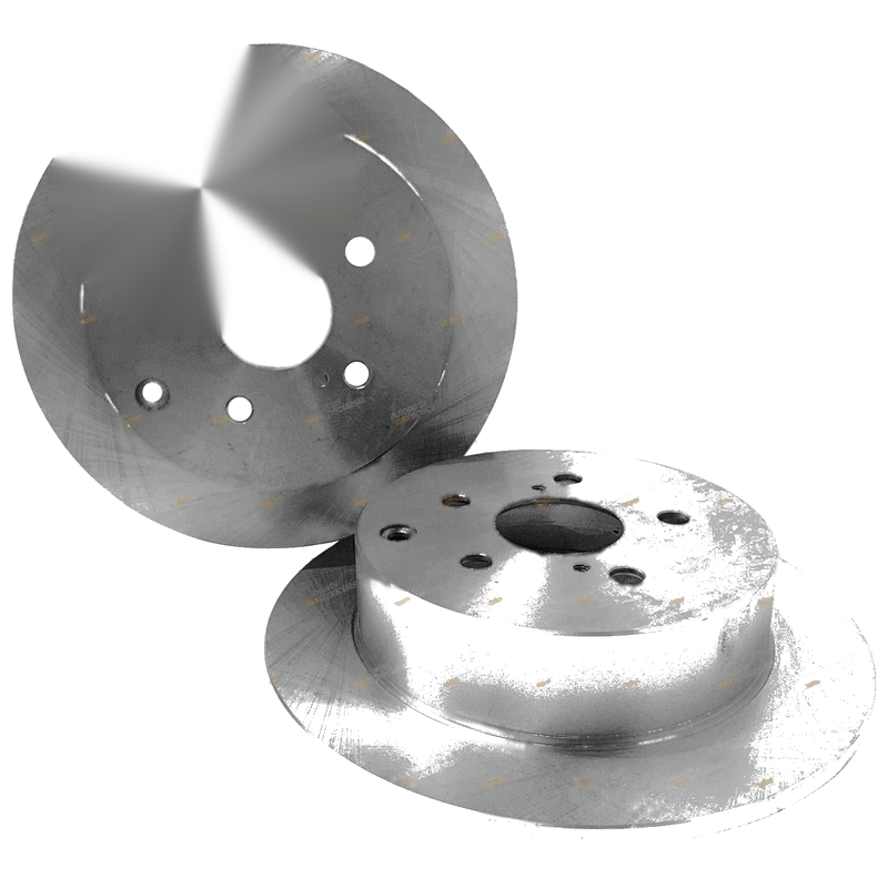 Toyota Tarago GSR50 V6 3.5L 2GR-FE 2 x Rear Disc Brake Rotors (2007–2018)