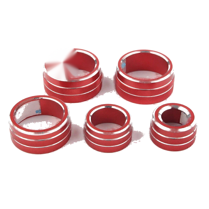 Toyota Camry Aluminum Air Conditioning Audio Button Switch Knob Covers (2018)
