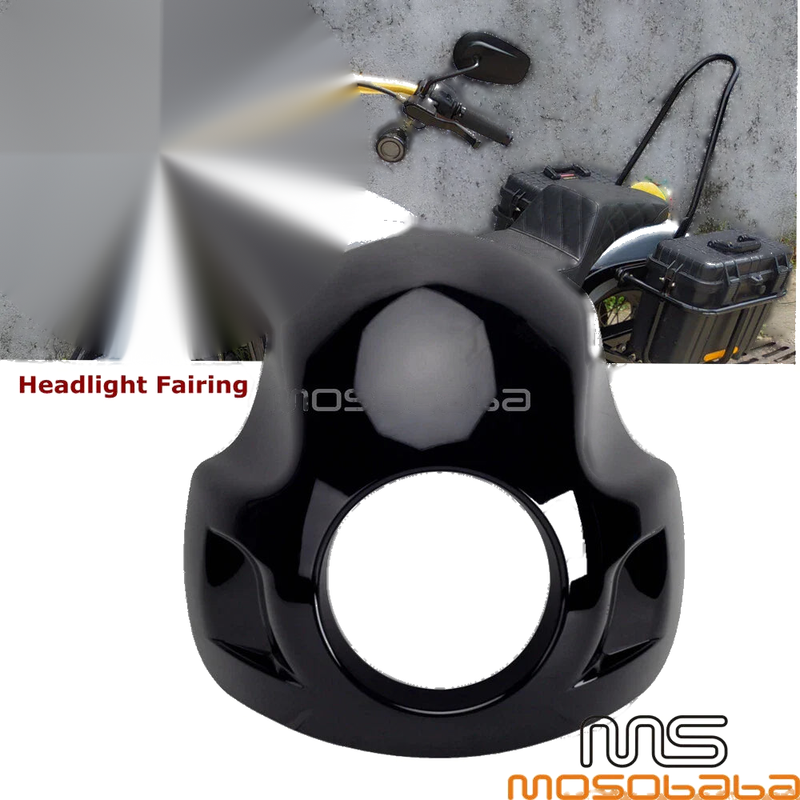 Harley Dyna Softail Sportster XL 5.3/4'' Headlight Fairing Cover