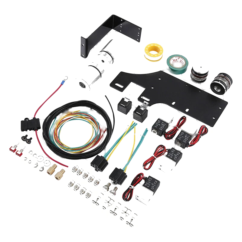 Front Air Ride Lowering Kit & Rear Suspension Harley Road Glide (2014-2025)