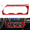 Subaru WRX Red Carbon Fiber Air Conditioner Switch Knob Cover (2015-2021)