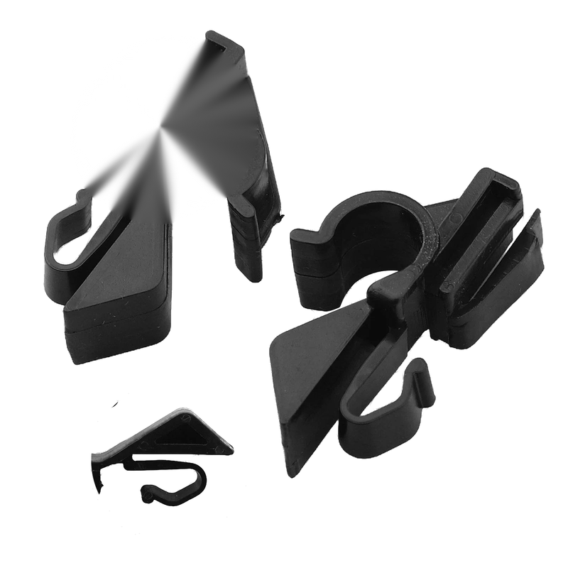 Fiat Grande Punto 2 x Premium ABS Rear Parcel Shelf Clips (2005–2009)