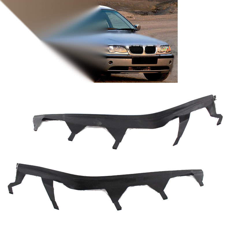 BMW 3 Series E46 325i 330i Headlight Lamp Cover Strip Trim (2002-2005)