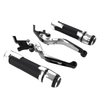 BMW G310R G310GS Silver Extendable Brake Clutch Levers & Handlebar Grips