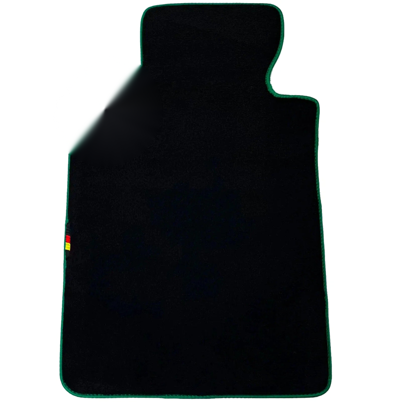 BMW i7 Series G70 (2022-2026) Green Trim AutoWin Black Floor Mats