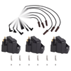 Buick Lucerne 3.8L 96-08 6x Spark Plug+3x DR39 Ignition Coil +6x Wires