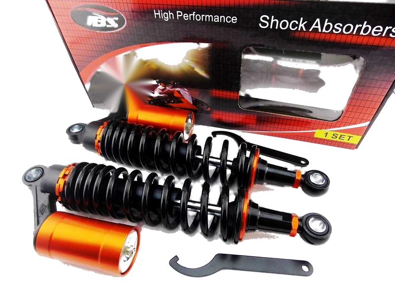 Kawasaki Z1 347mm JBS Rear Air Nitrogen Cell Shock Absorbers (1972-1975)