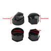 Opel Black Wheel Nut Bolt Cover Cap / Pack of 24x 17MM /