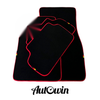 BMW Z3 E36 Hatchback Coupe 1998-2002 Red Trim AutoWin Black Car Mats