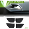 Nissan Rogue (2021-2025) Black Interior Door Handle Bowl Cover Trim