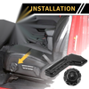 Jeep Gladiator Carbon Fiber Seat Adjustment Button Cover Trim (2019-2023)