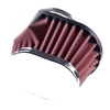 Car Motorcycle - Fits Various Models 2 x 51mm Red Air Filter Cone