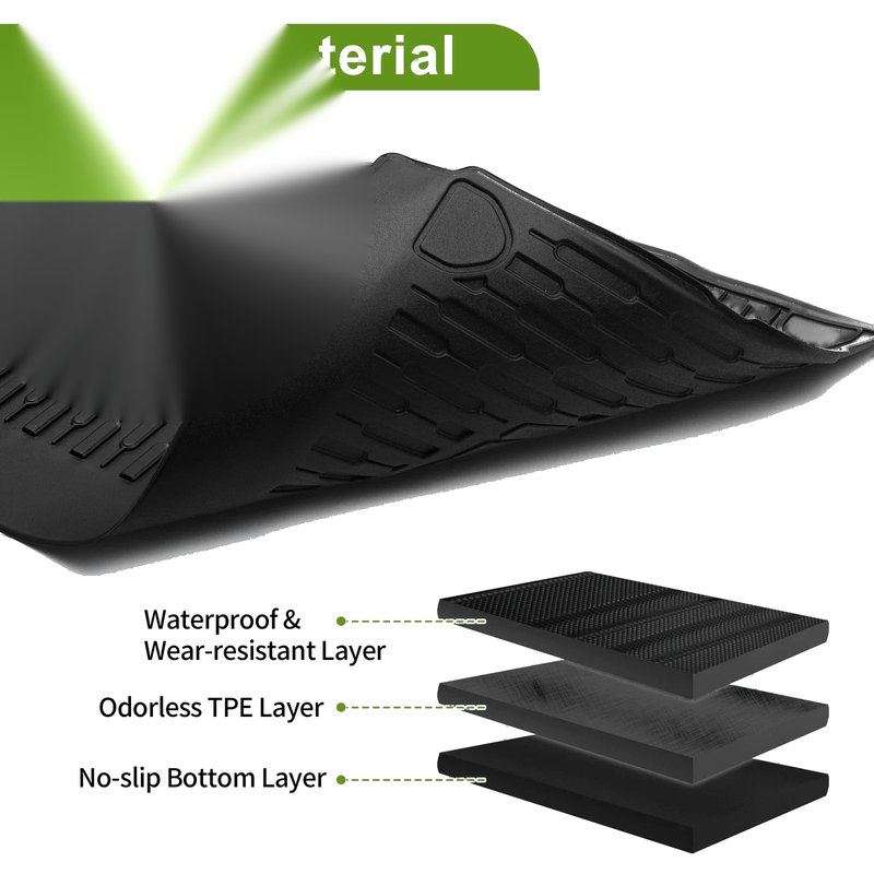 Ford Bronco 4-Door 2021-2024 TPE Cargo Liner Replacement Rear Trunk Mat