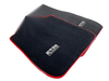 BMW X6 Series F16 (2015-2020) - Black Red Rounds Premium Floor Mats