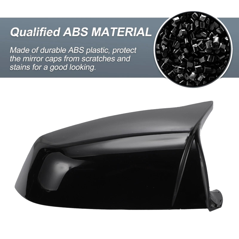 BMW E63 5 Series Rearview Mirror Cover Cap Gloss Black