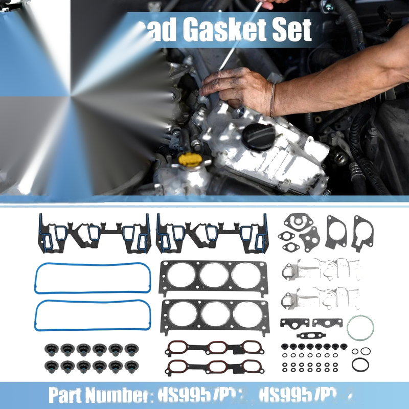 Pontiac Buick Chevy Engine Cylinder Head Gasket Set 3.1L