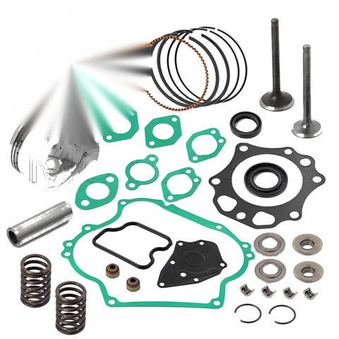 Club Car Golf FE290 1992+ Top End Kit STD Piston Intake Exhaust Valve Gasket