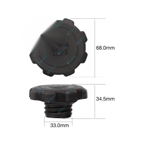 Toyota Hilux YN55R 1.6L 4cyl Engine Oil Filler Cap (1983-1987)
