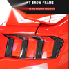 Ford Mustang Dry Carbon Fiber Tail Light Frame Cover (2024-2026)