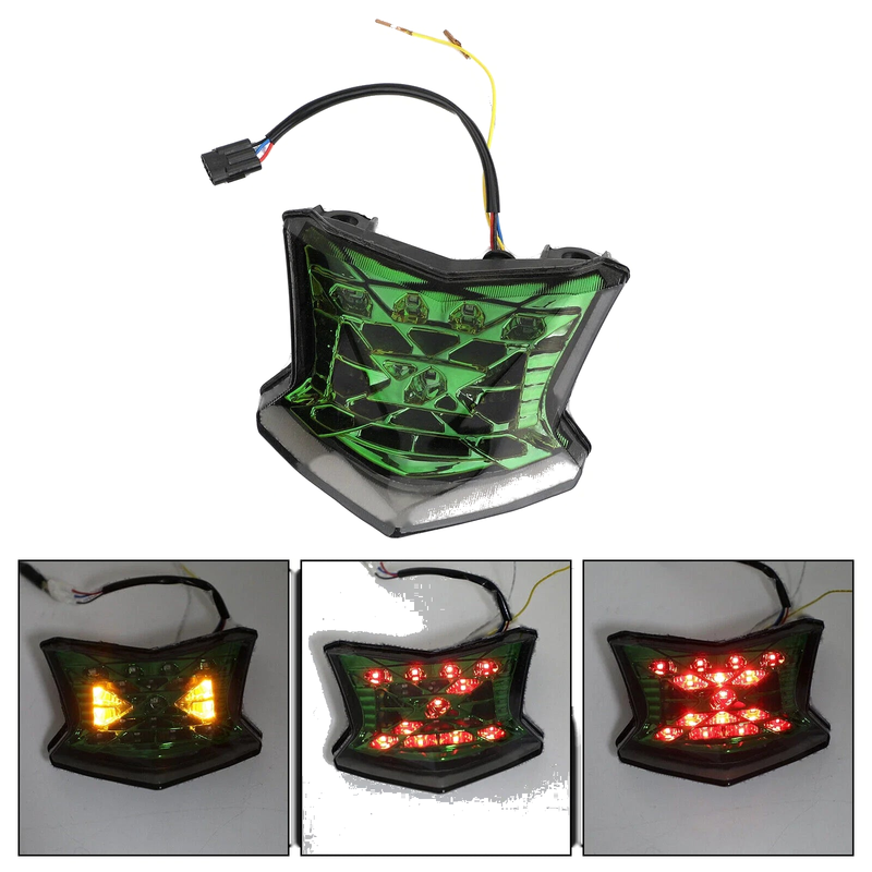 Kawasaki Z650 Ninja 650 Z900 (2017-2024) Green New Tail Light