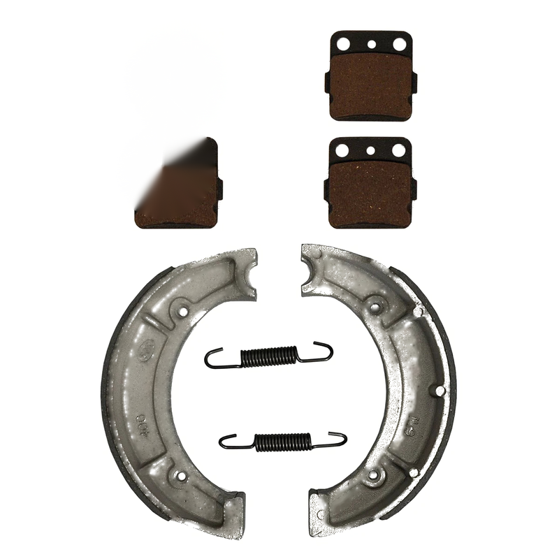 Yamaha Grizzly 600 4x4 2x Front Brake Pads & Rear Brake Shoes (1998–2001)