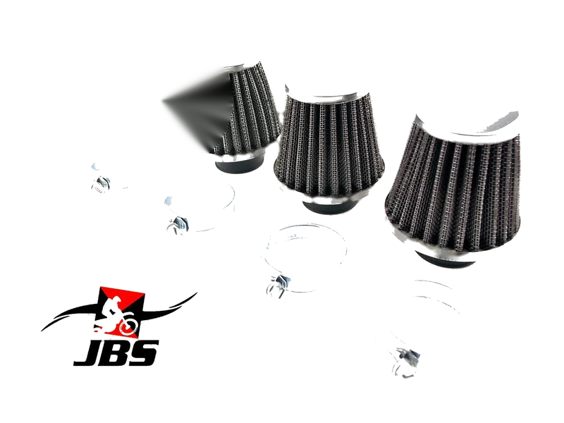 Kawasaki KZ1000 / D 42mm Chrome Pod Air Filter Set (1980)