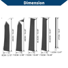 Jeep Grand Cherokee (2011-2023) Carbon Fiber 10 x Door Pillar Window Trim