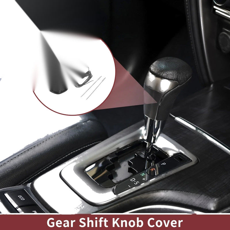 Hyundai Accent (2018-2022) Black Grey Car Gear Shift Knob Cover