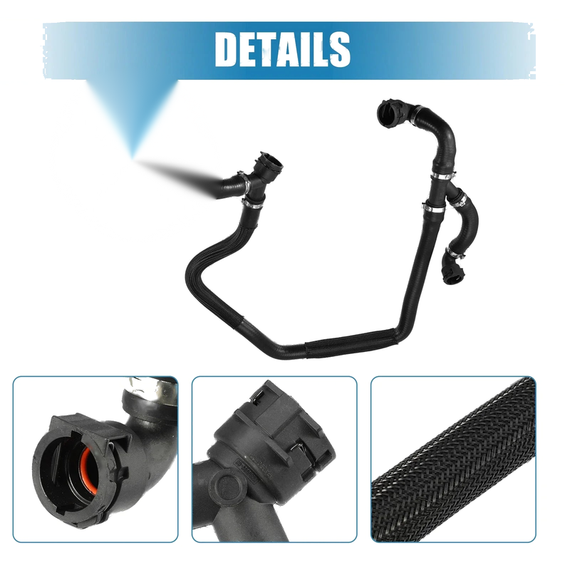 BMW X5 Radiator Coolant Water Hose Inlet Hose