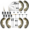 Kawasaki Mule 3000 3010 3020 4000 4010 Rear Brake Shoes W/Springs Pin