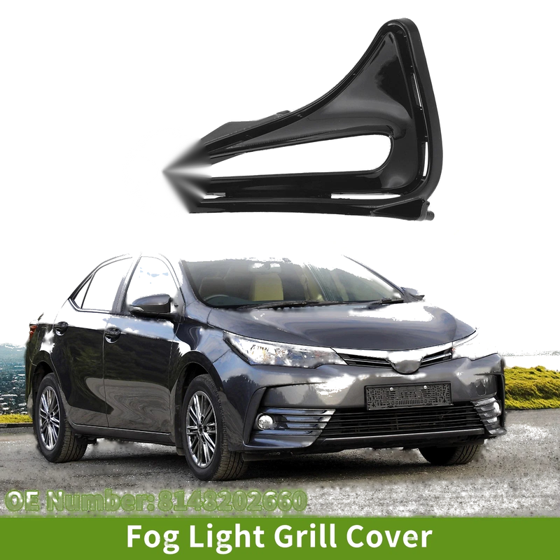 Toyota Corolla 1 Pc Front Left Fog Light Grill (2017–2018)