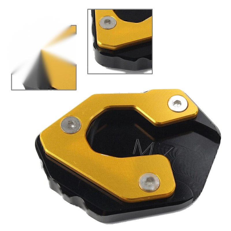 Yamaha MT-07 FZ-07 Gold Kickstand Side Stand Extension Pad (2014-2023)