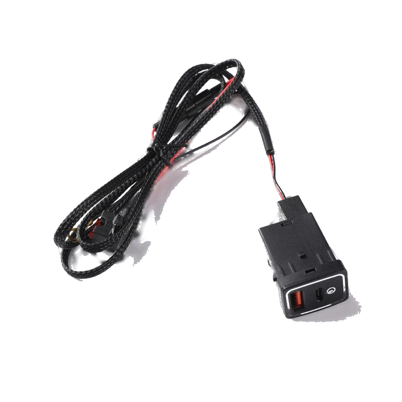Nissan Sentra Altima Switch Button Convert USB-C PD USB-A QC3.0 Port Socket