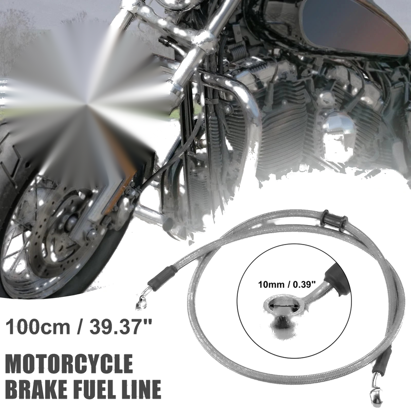 100cm / Braided Brake Clutch Oil Hoses Line Pipe / Motorcycle ATV