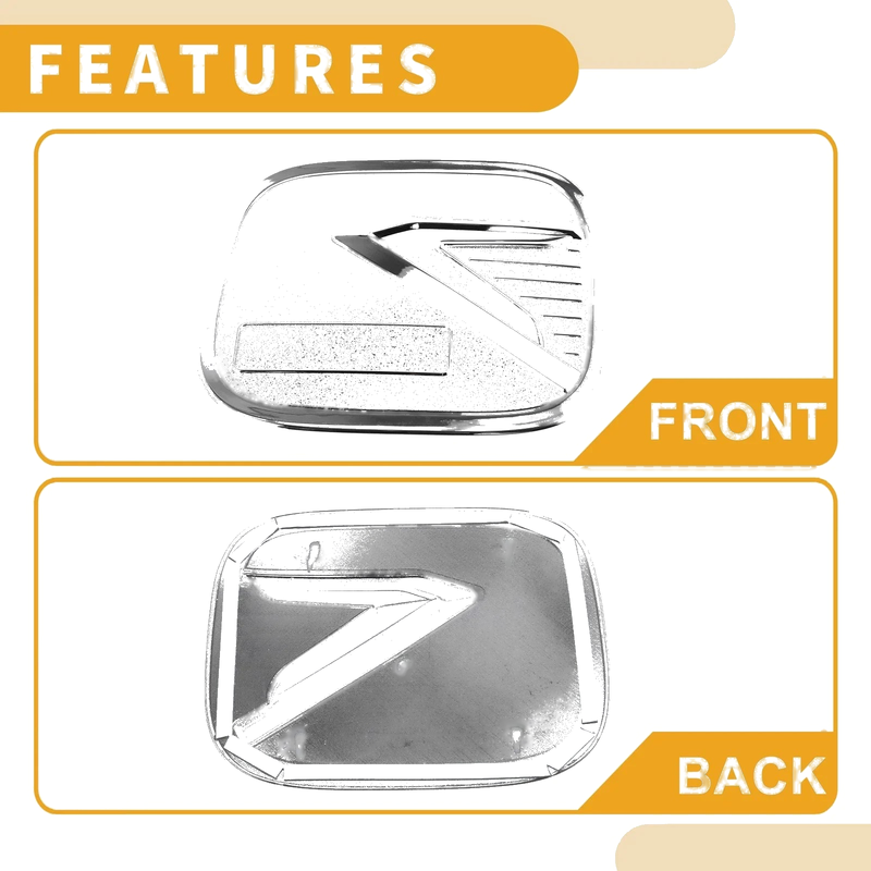 Chevy Trax Chrome Silver Fuel Tank Door Cap (2019-2025)