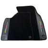 Audi A6 C6 Sedan Facelift 2008-2011 with Carbon Black Floor Mats (2 pcs)