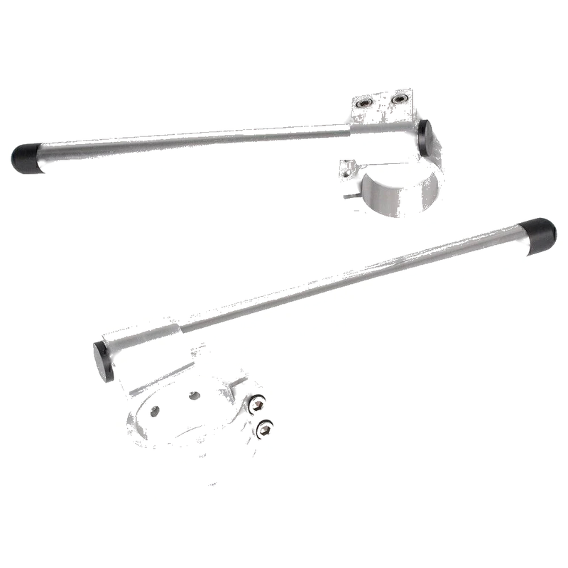 Motorcycle Universal Silver 36mm Clip On Handlebar Fork Tubes