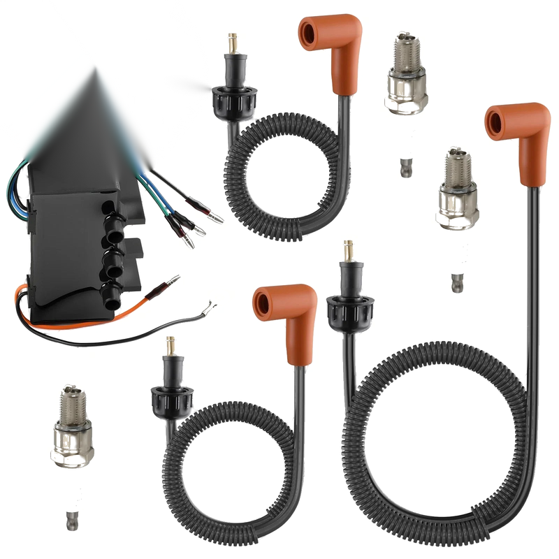 Polaris VIRAGE TX / PRO 1200 New Ignition Coil & Wires (2000-2002)