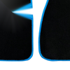 BMW 5 Series F07 Gran Turismo AutoWin Black Floor Mats (2009-2017)