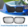 BMW X3 G01 Front Upper Bumper Grille Matte Black Signal Slat (2020-2023)