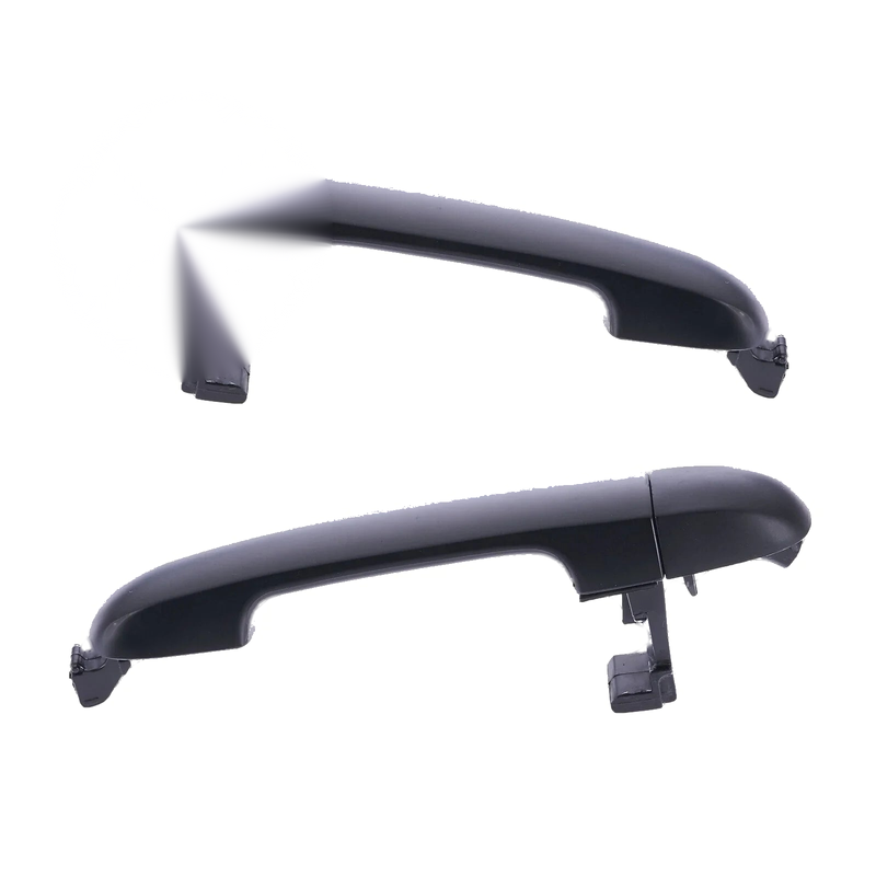 Hyundai i30 FD (2007-2012) Black Rear Left & Right Outer Door Handle Set of 2