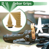 Motorcycle 25mm Hand Grips Cover Kit Handlebar TPU Khaki