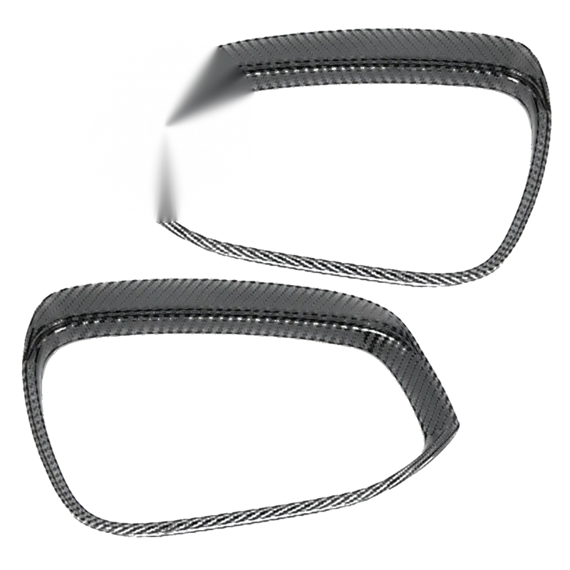 Toyota Highlander 2 x Exterior Mirror Rain Eyebrow Covers (2014-2019)