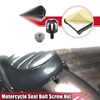 Harley Softail Seat Bolt Screw with Knob Cover Nut Set