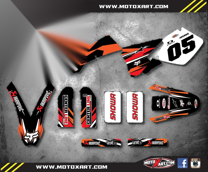 KTM SX DIGGER STYLE Full Sticker Kit (2001-2002)