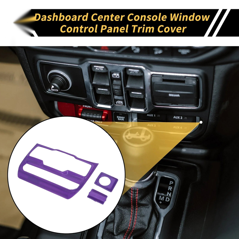 Jeep Wrangler Dashboard Control Panel Cover (2007-2018)